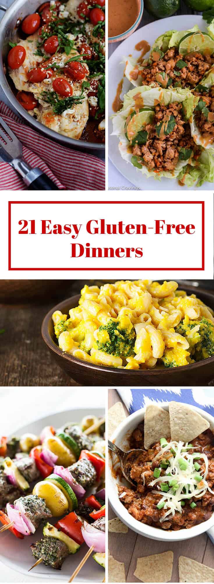 21 Easy Gluten Free Dinners