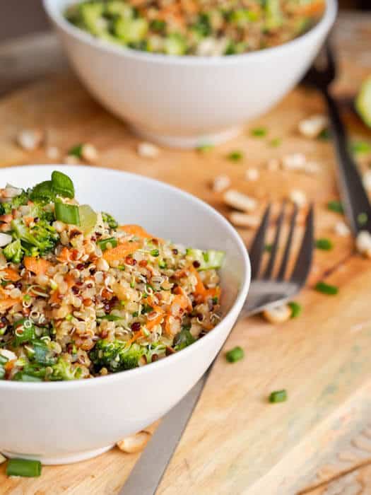 Thai Veggie Quinoa Bowls