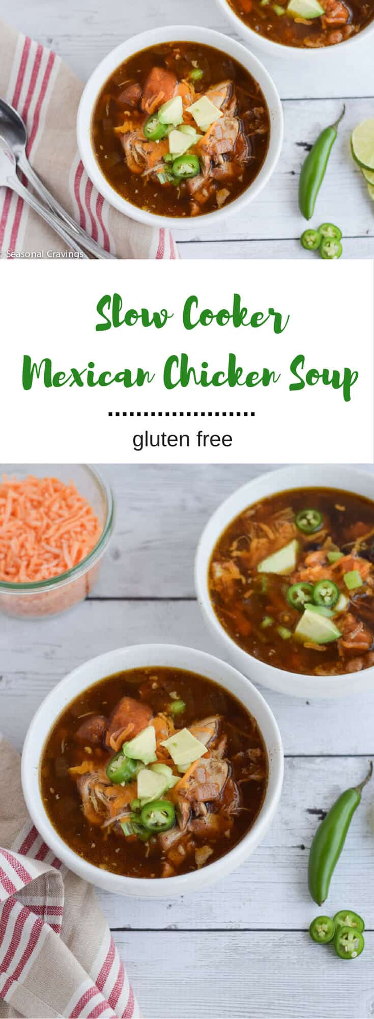 Crockpot Mexican Chicken Soup • Salt & Lavender