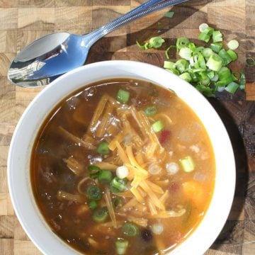 Taco Soup with Sweet Potatoes