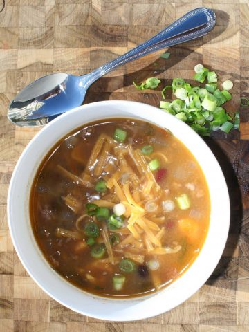 Taco Soup with Sweet Potatoes