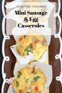 Mini sausage and egg casseroles are perfect for breakfast or brunch. Made with flavorful mini sausages and farm-fresh eggs, these casseroles are a delightful combination of savory and satisfying.