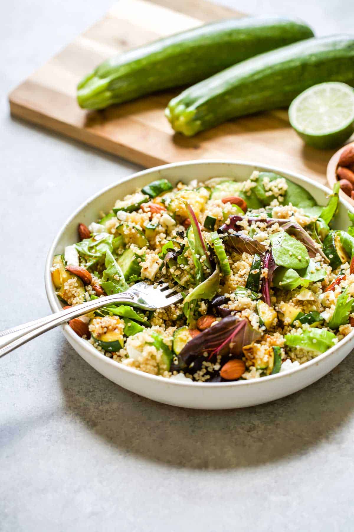 Quinoa Salad with Greens