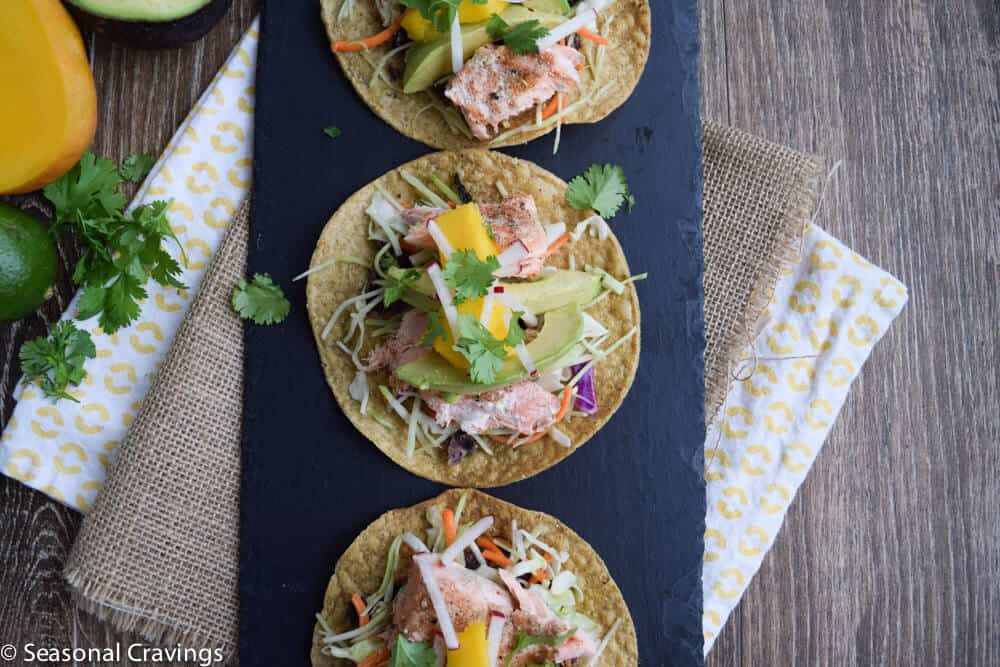 Salmon Tostadas