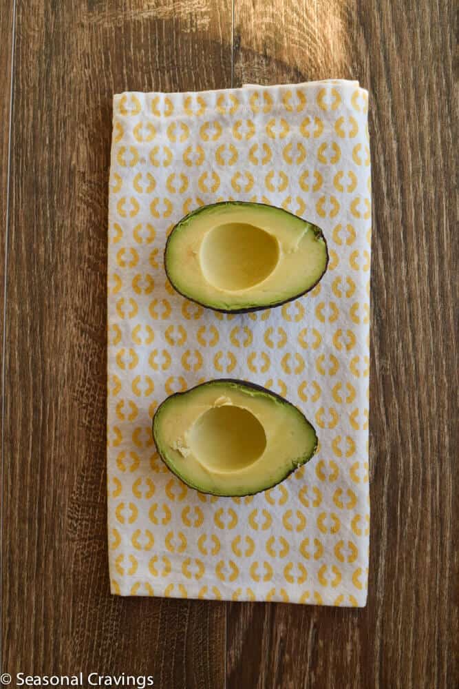 avocados on a towel