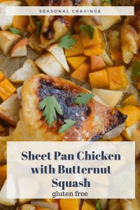 Whip up a delicious and nutritious dish with this recipe for Sheet Pan Chicken With Butternut Squash.