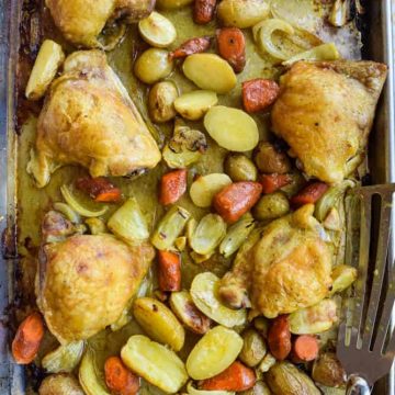 Sheet Pan Chicken With Tumeric