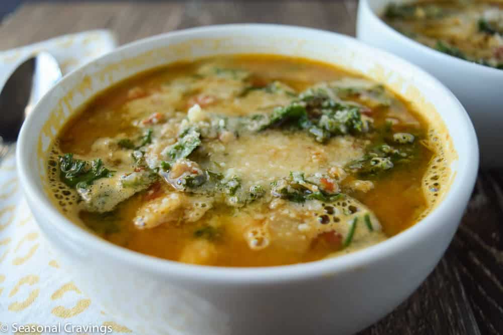 Tuscan Chickpea Soup with Kale