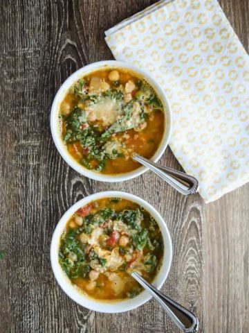 Tuscan Chickpea Soup with Kale