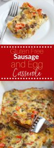 Gluten Free Sausage and Egg Casserole
