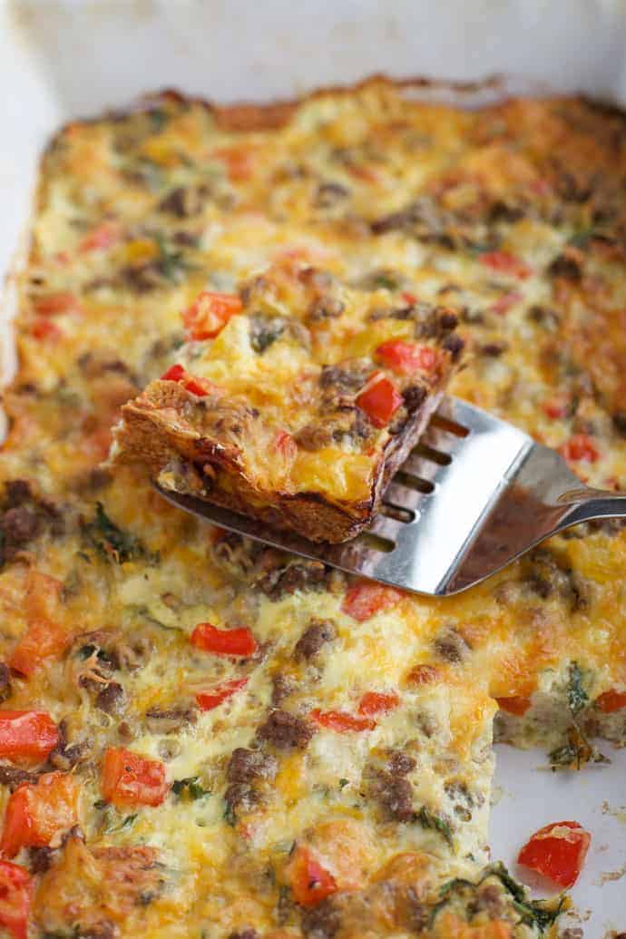 Sausage and Egg Casserole - Seasonal Cravings