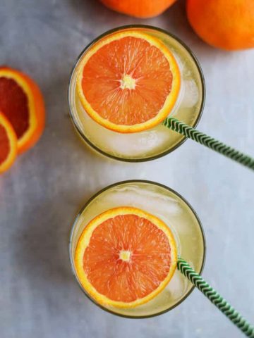 Limoncello and Orange Cocktail