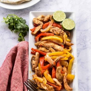 Sheet Pan Chicken Fajitas