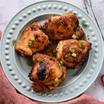 Soy Glazed Chicken Thighs