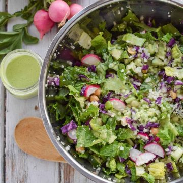 Green Cauliflower Rice Salad