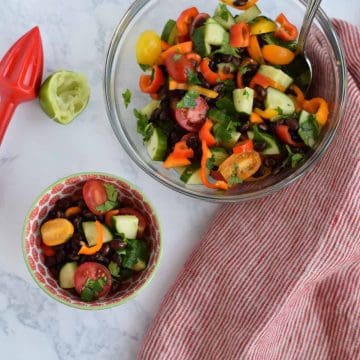 Skinny Cucumber and Tomato Salad