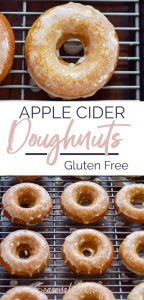 Gluten-free apple cider doughnuts, perfect for those with dietary restrictions.