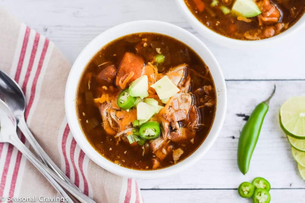 Slow Cooker Mexican Chicken Soup