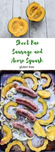 Sheet Pan Sausage and Acorn Squash