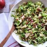 Brussels sprouts salad with pecans