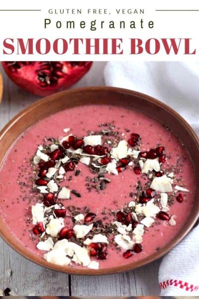 Gluten free pomegranate smoothie bowl is a delicious and nutritious breakfast option. Made with fresh pomegranate, this vibrant and refreshing bowl is packed with antioxidants and vitamins. Perfect for