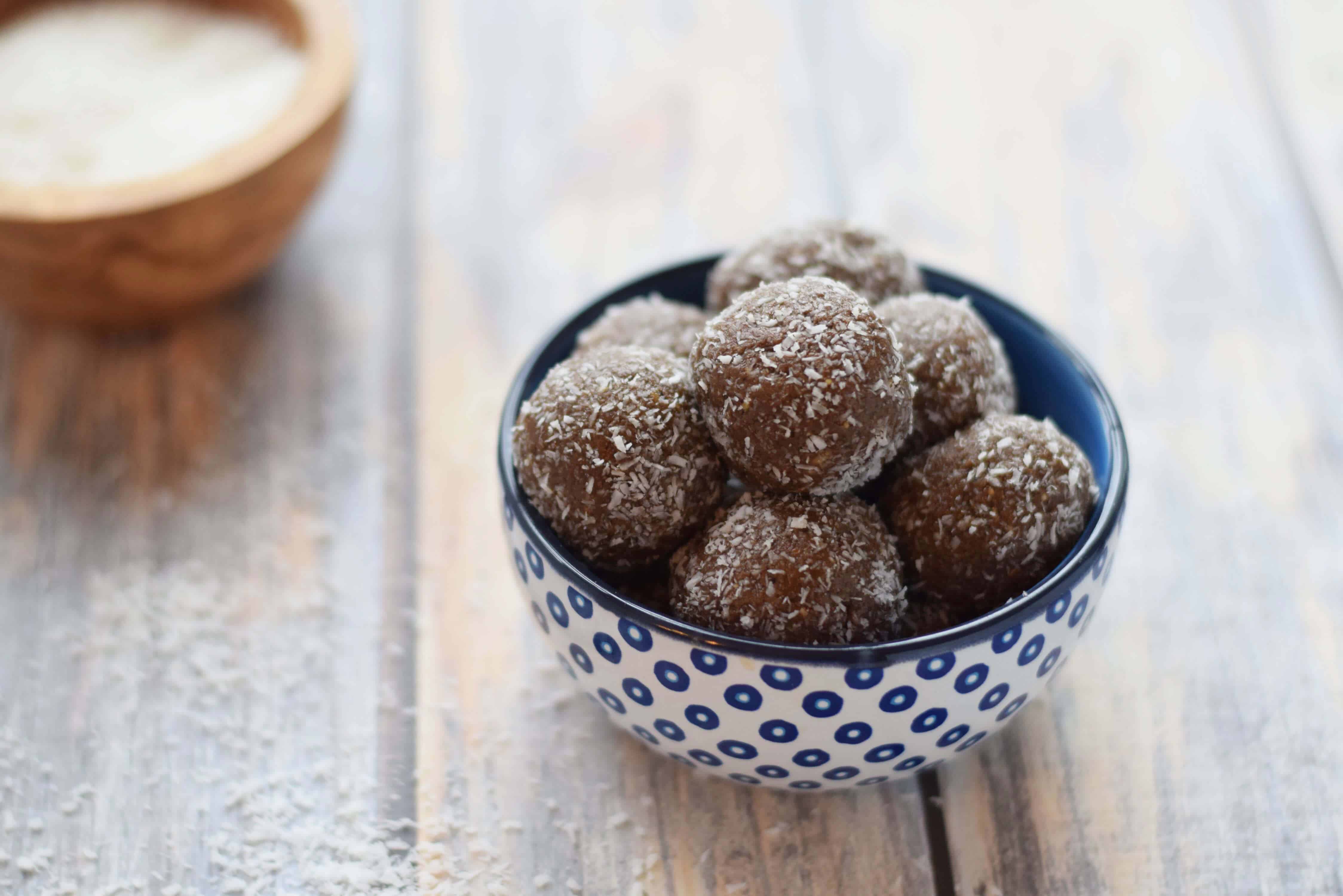 Chocolate Almond Butter Protein Balls