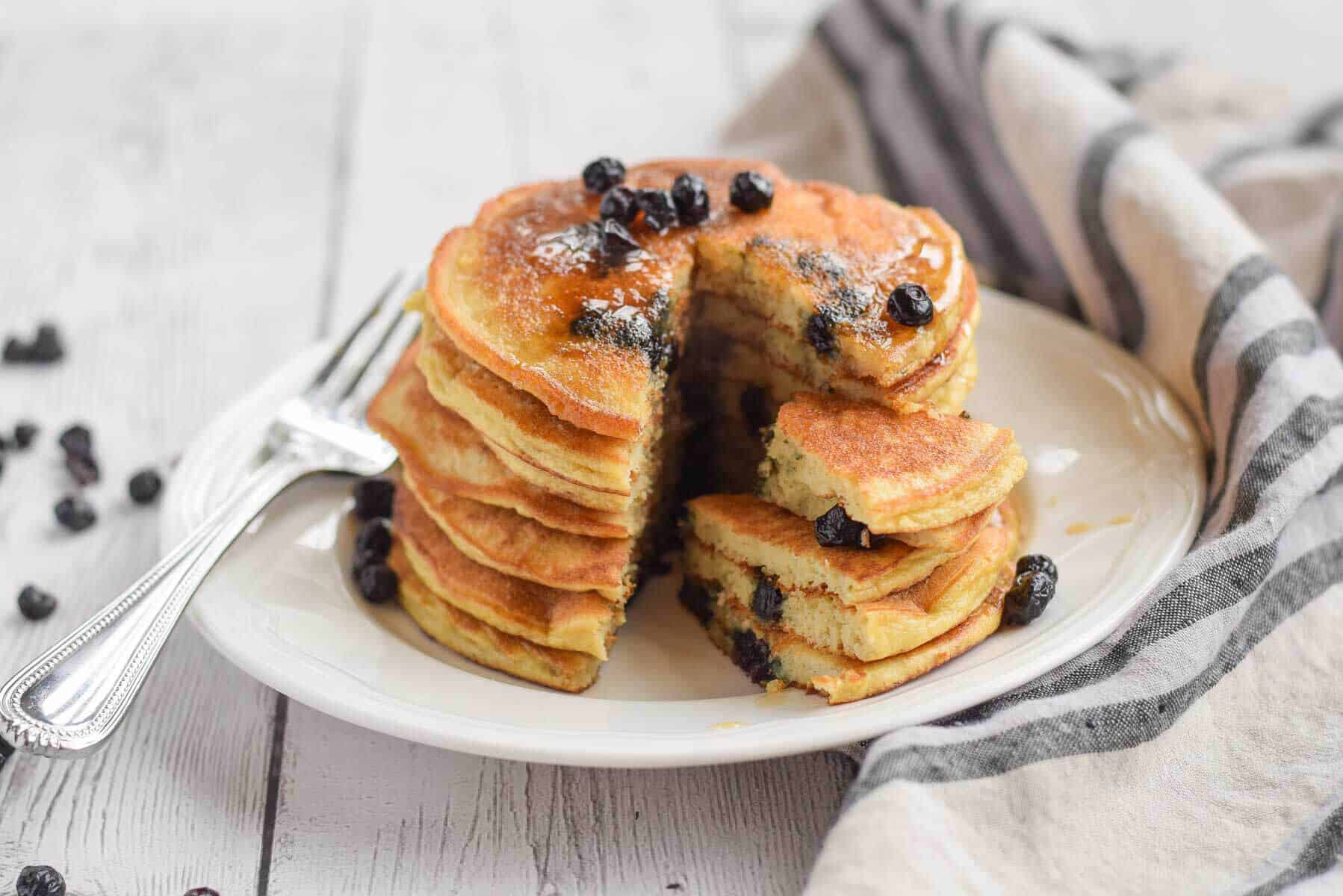 Paleo Blueberry Pancakes