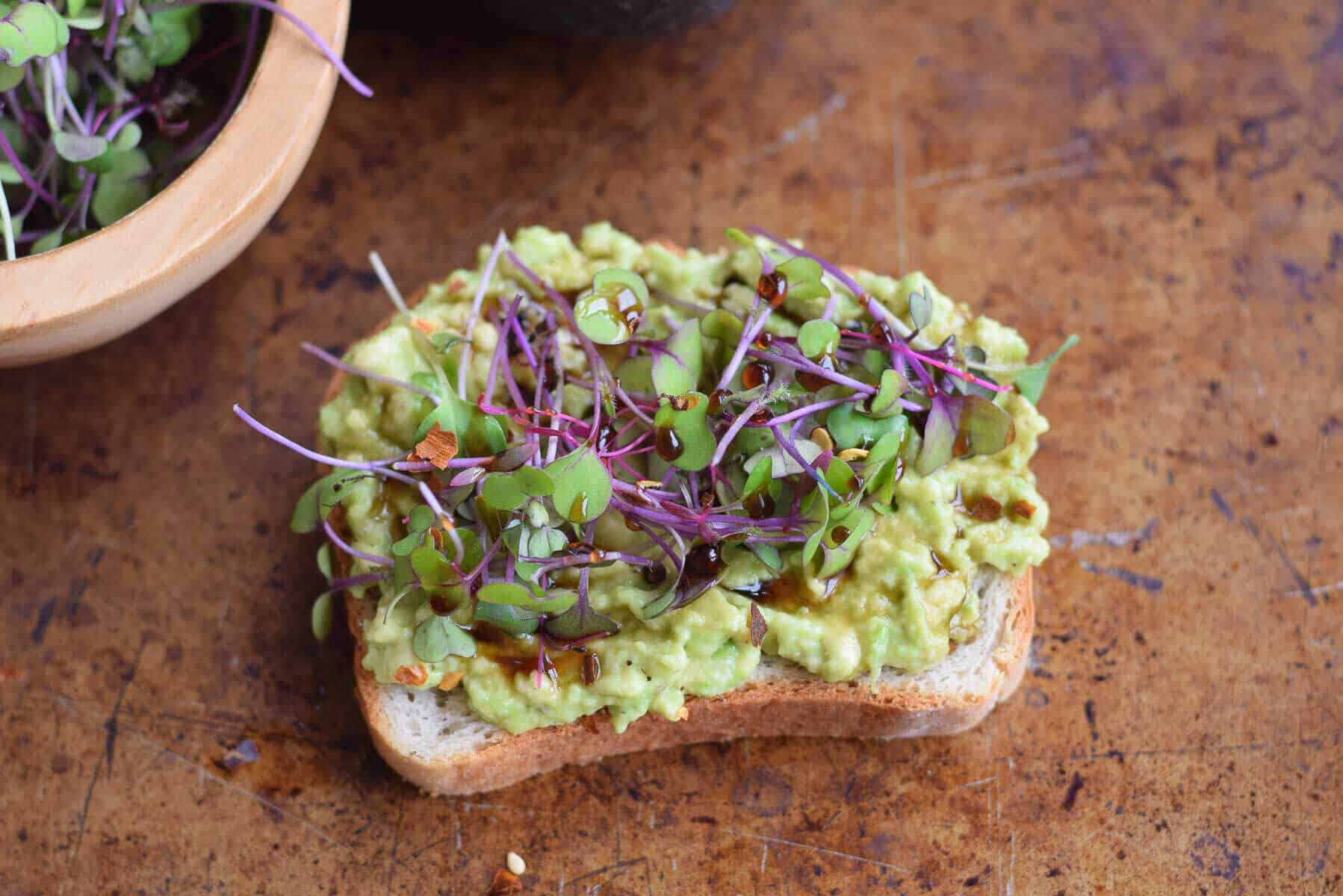 Avocado Toast with Microgreens