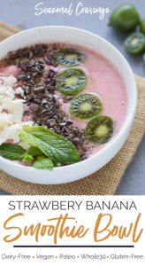 Strawberry banana smoothie bowl is a refreshing and nourishing breakfast or snack. This delightful dish combines the natural sweetness of strawberries and bananas, creating a creamy and indulgent texture. Packed with