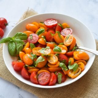 Marinated Tomato Basil Salad