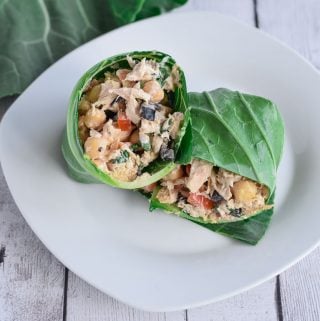 Tuna Salad Collard Wrap