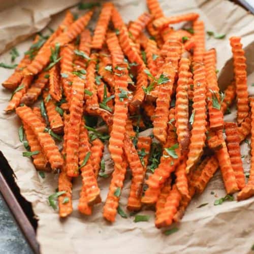 Oven Roasted Spiced Sweet Potato Fries