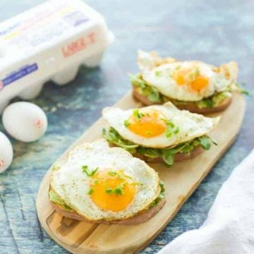 Sweet Potato Toast with Egg