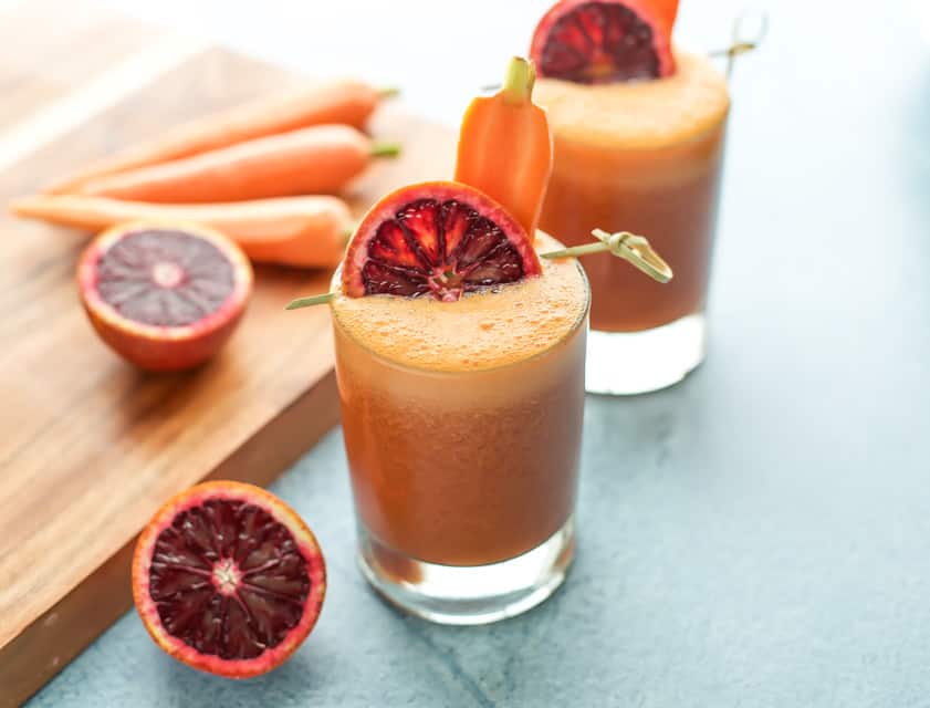 Blood Orange, Carrot and Turmeric Smoothie