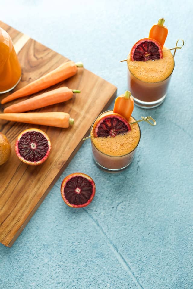 Blood Orange, Carrot and Turmeric Smoothie