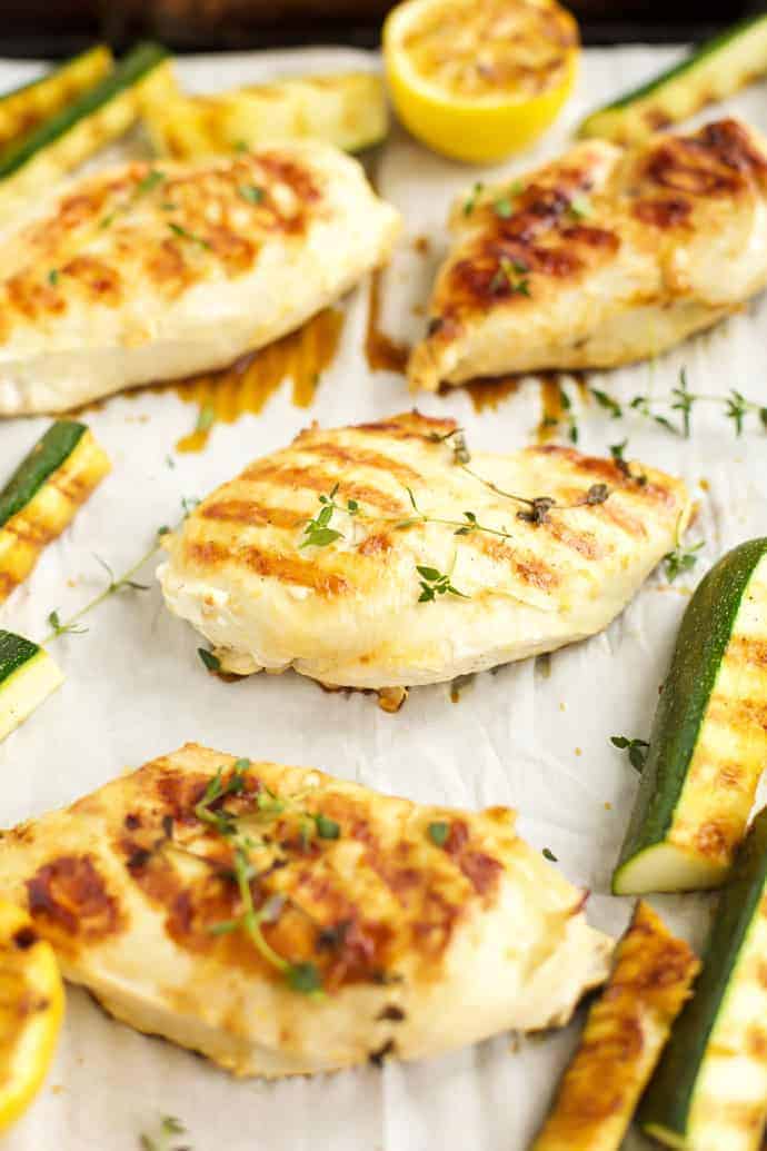 Grilled Lemon Thyme Chicken