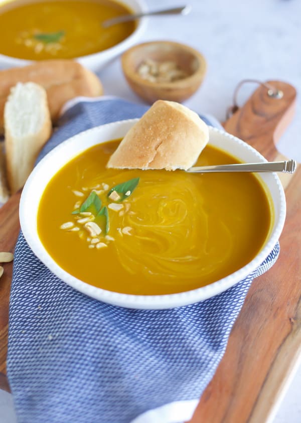 instant pot pumpkin curry soup