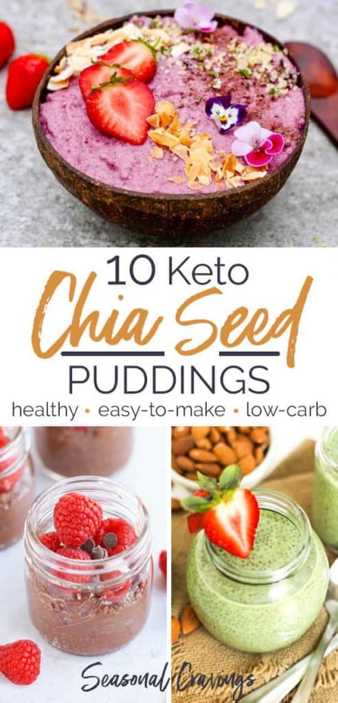  10 Keto chia seed pudding