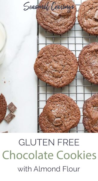 Gluten free chocolate cookies with almond flour are the perfect treat for those following a gluten-free diet.