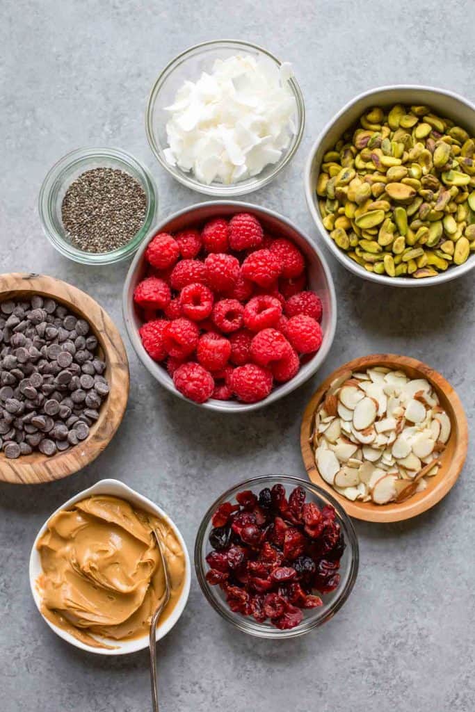 45 healthy oatmeal toppings like fruit, nut butters, chocolate chips