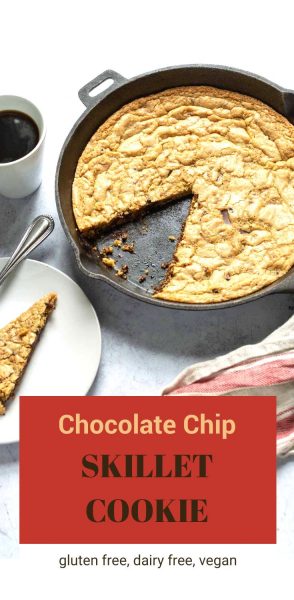 chocolate chip skillet cookie