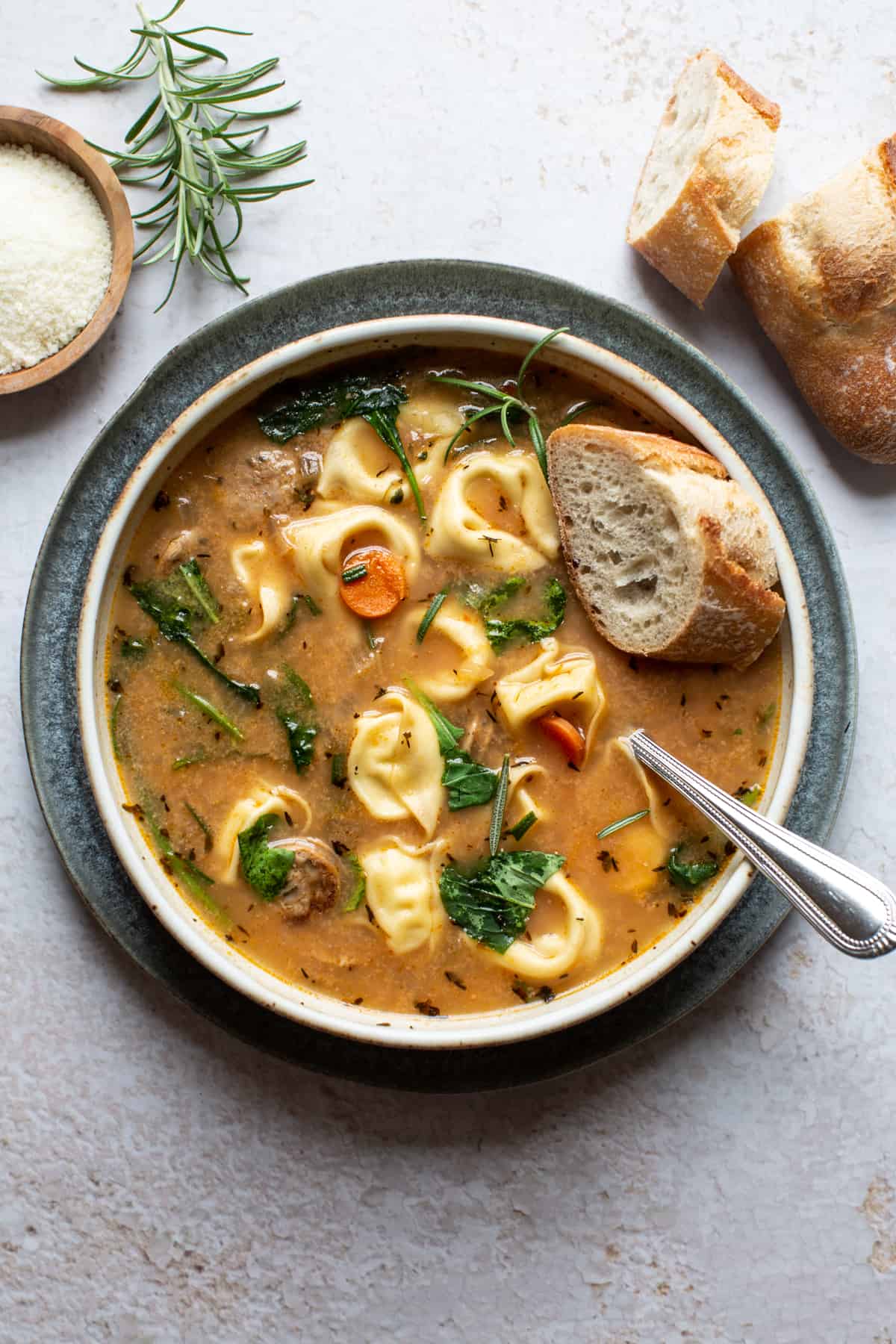 Tortellini Soup with Sausage · Seasonal Cravings