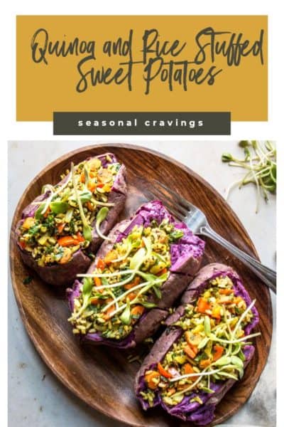 Quinoa and rice stuffed sweet potatoes is a delicious dish that combines the nutritious goodness of quinoa and rice with the mouthwatering flavors of sweet potato.