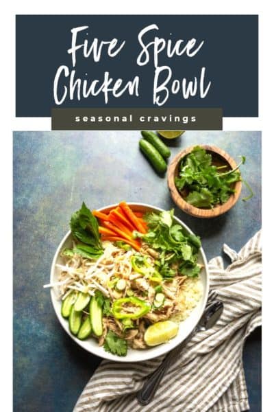 Chinese Five Spice Chicken Bowl