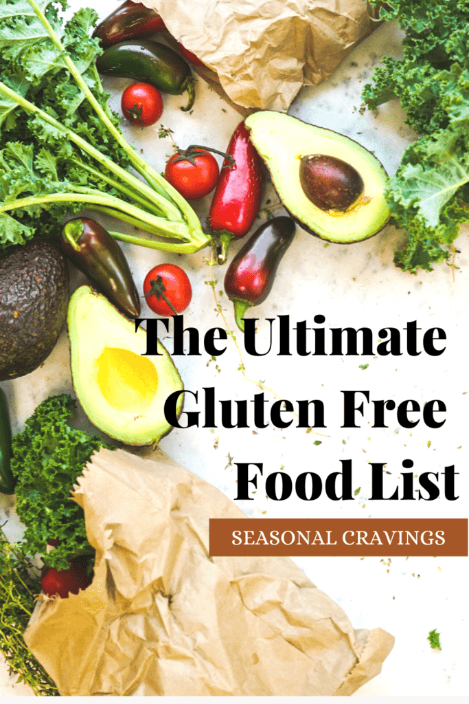 the ultimate gluten free food list
