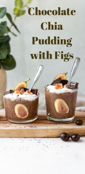 Chocolate chia pudding with figs is a delicious and nutritious dessert. The combination of creamy chocolate chia pudding and sweet, juicy figs creates a perfect balance of flavors. This gluten-free and vegan
