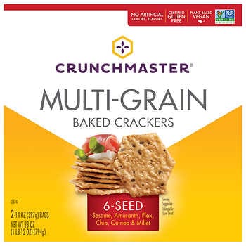 gluten free multigrain crackers