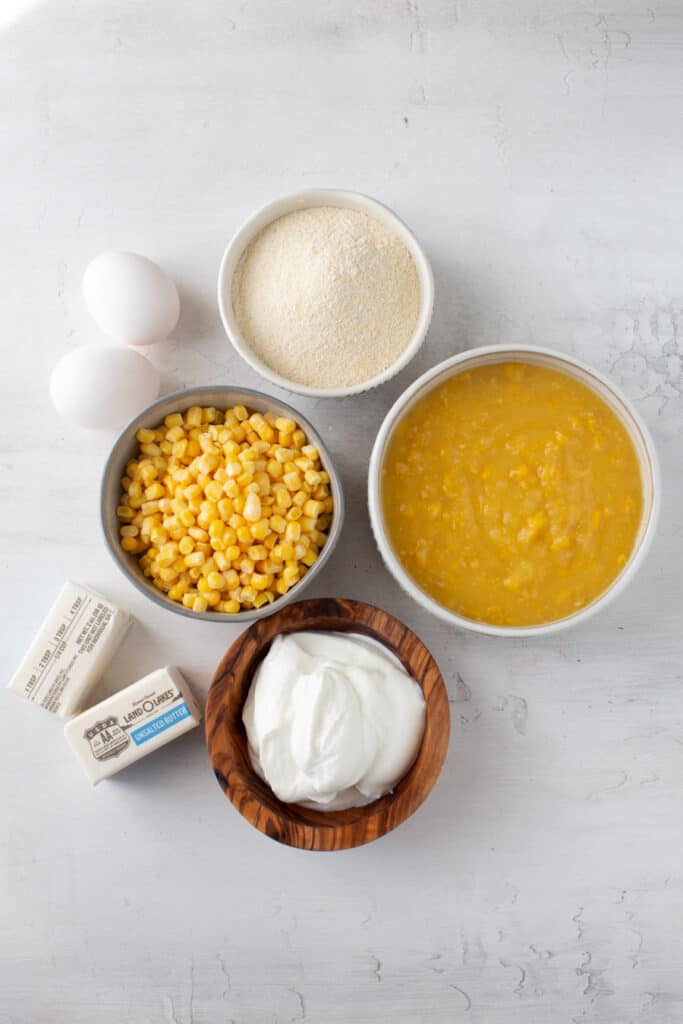 gluten free corn casserole ingredients