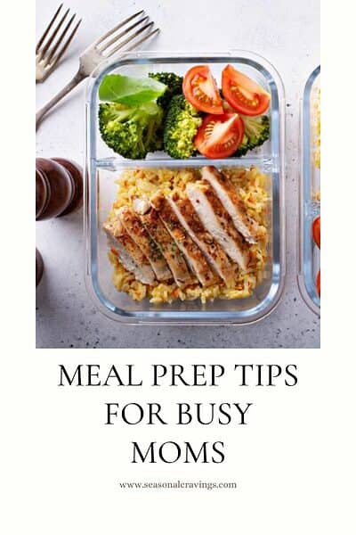 meal prep tips for moms