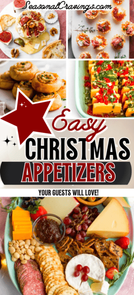 Easy Christmas appetizers that will impress your guests.